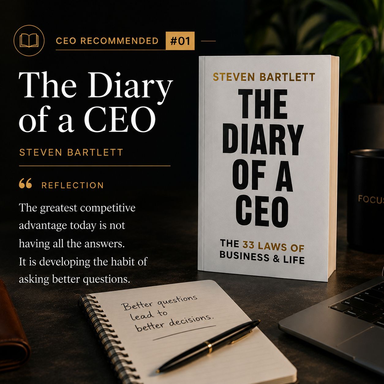 The Diary of a CEO by Steven Bartlett — cover